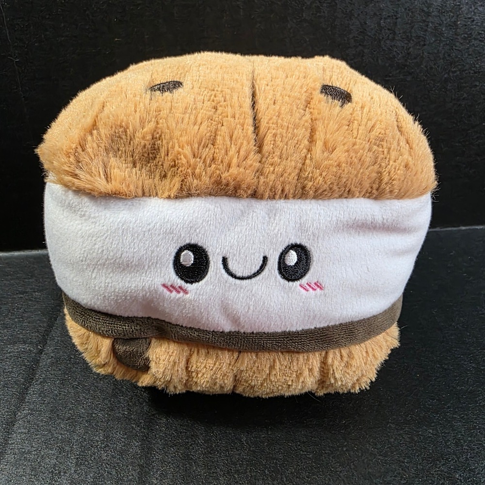 Squishable Mini Smores Plush 5‎ inch Stuffed Animal Comfort Food Brown White Tan